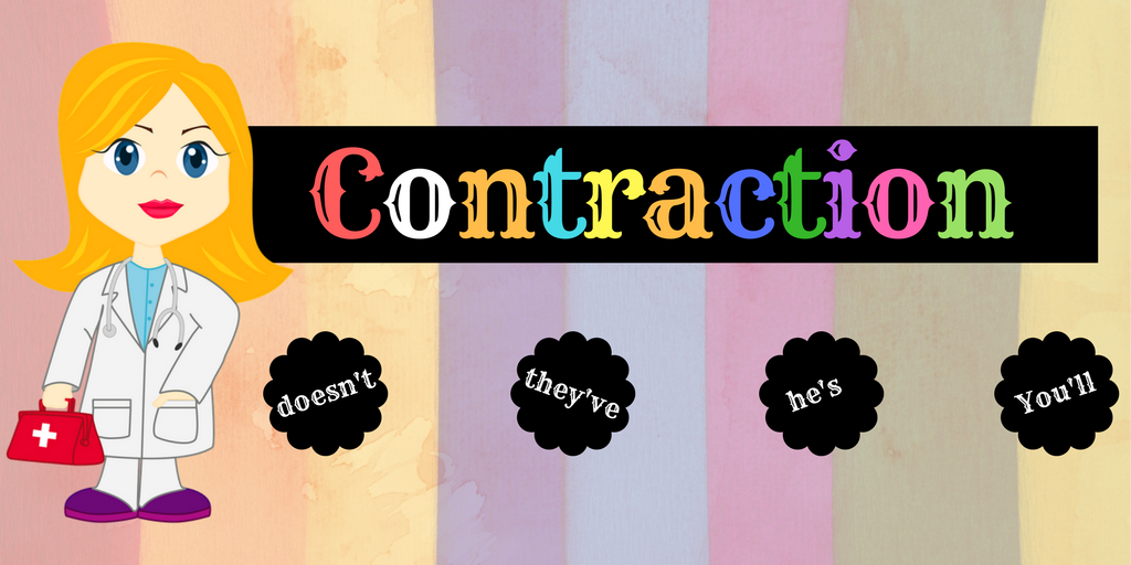 free clipart for word contractions