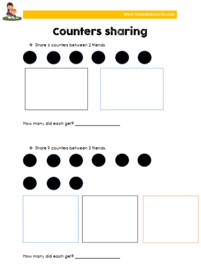 Counters In Math For Kindergarten