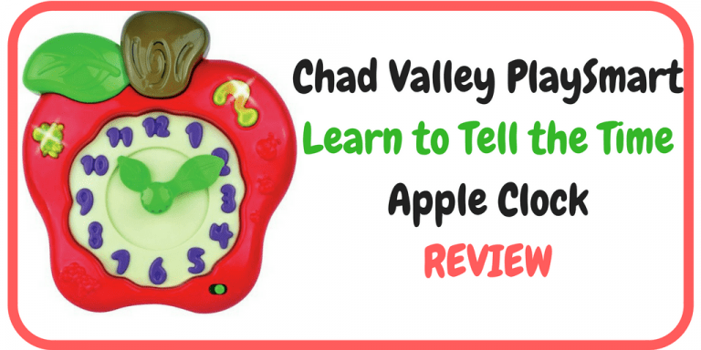 Chad Valley PlaySmart Learn to Tell the Time Apple Clock Review - The Mum Educates