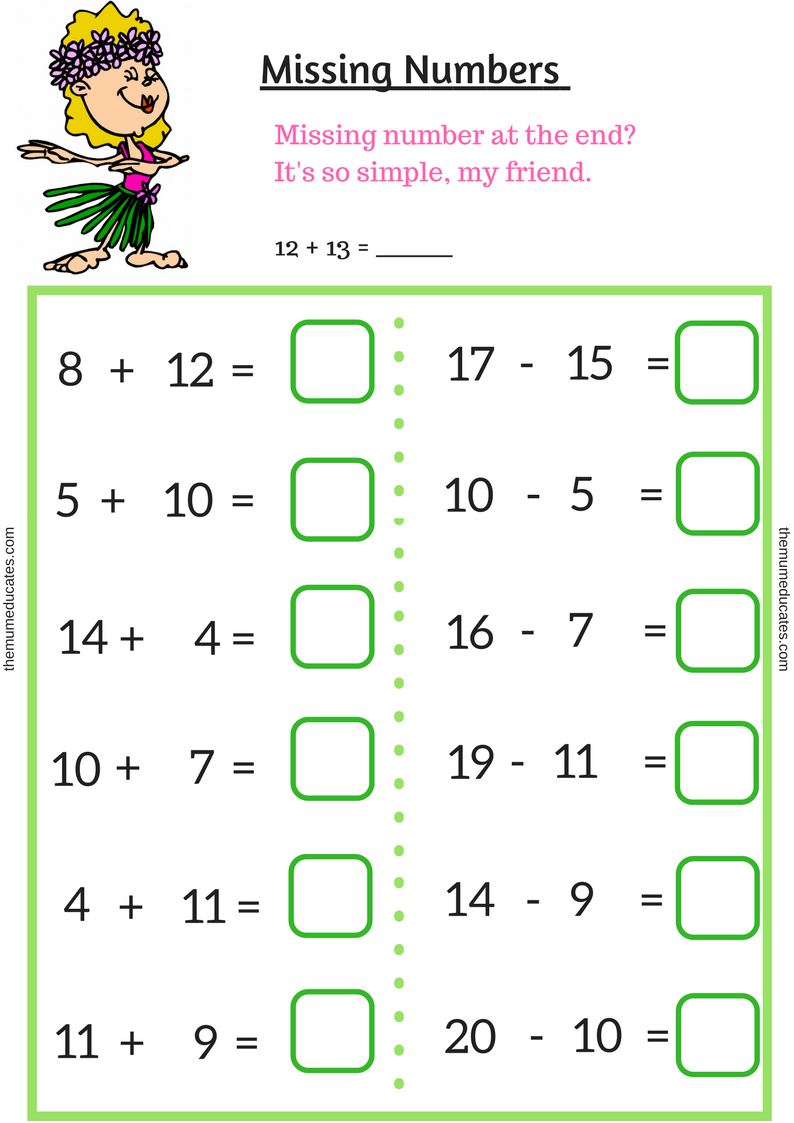 How To Solve Missing Numbers Problem In Year 2 The Mum Educates