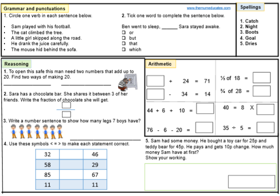 ks1 maths sats