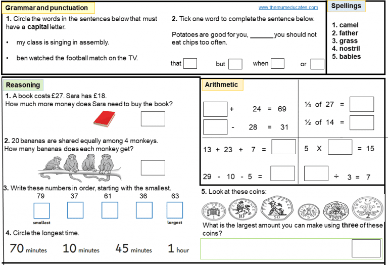 free ks1 sats worksheets and practice papers the mum