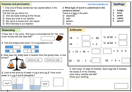 free ks1 sats worksheets and practice papers the mum educates