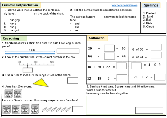 Free Ks Sats Worksheets And Practice Papers The Mum Educates