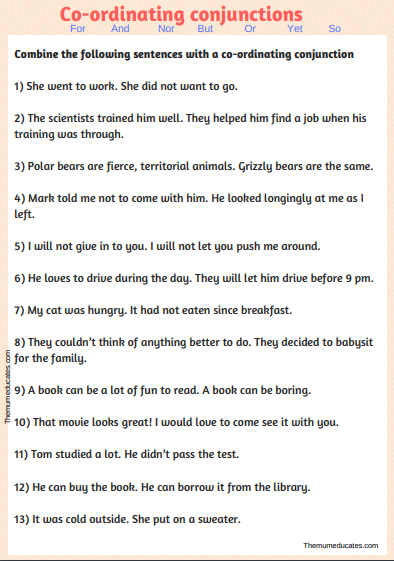 Coordinating & Subordinating Conjunctions Display - FANBOYS & ISAWAWABUB