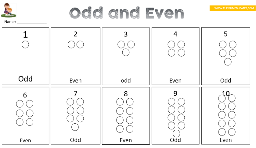 Numbers With Counters Worksheets