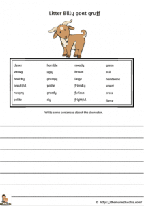 The Three Billy Goats Gruff Literacy Activities Freebies The Mum Educates