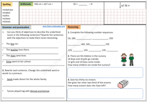 Year 3 FREE worksheets