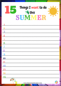 Summer Activities for Kids