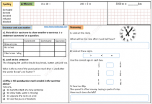 Year 3 free worksheets