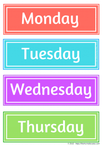 Days Of The Week