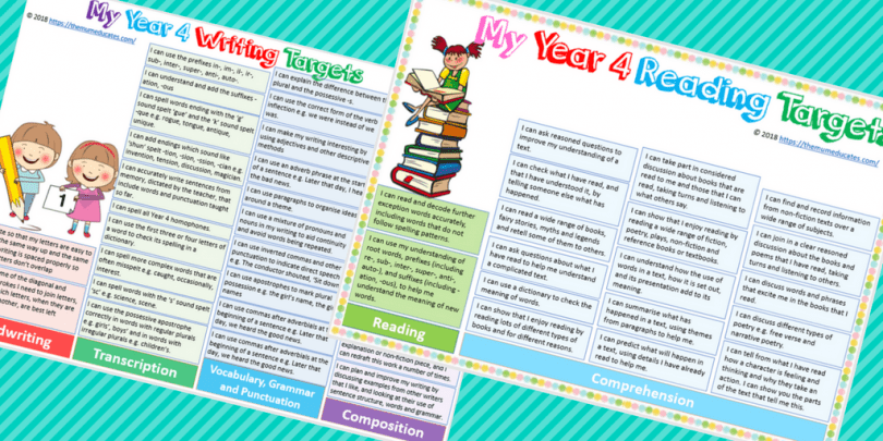 Year 4 Targets - Reading, Writing, Maths and Science - The Mum Educates