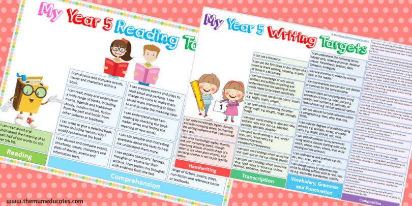 Year 5 Targets Bundle - Reading, Writing, Maths and Science