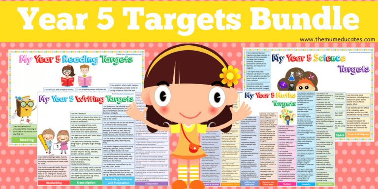 Year 5 Targets Bundle - Reading, Writing, Maths and Science