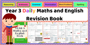 Year 3 Maths and English Book