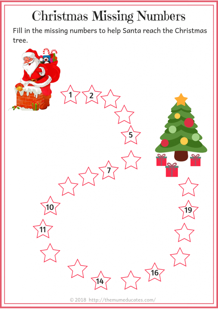 christmas holiday homework year 1