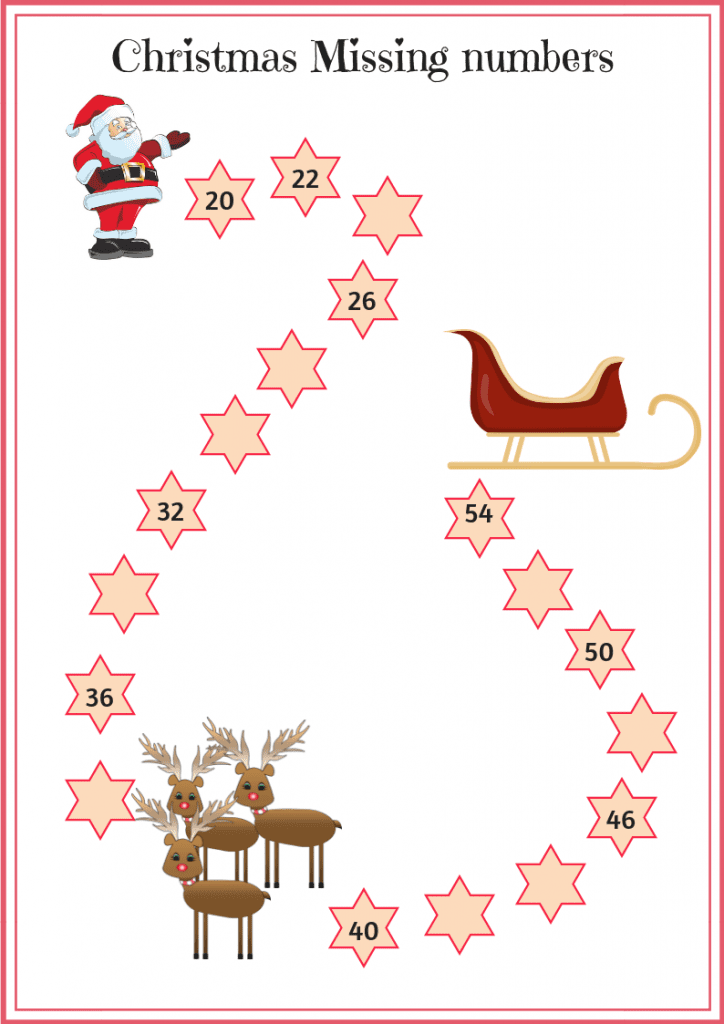 christmas homework year 2