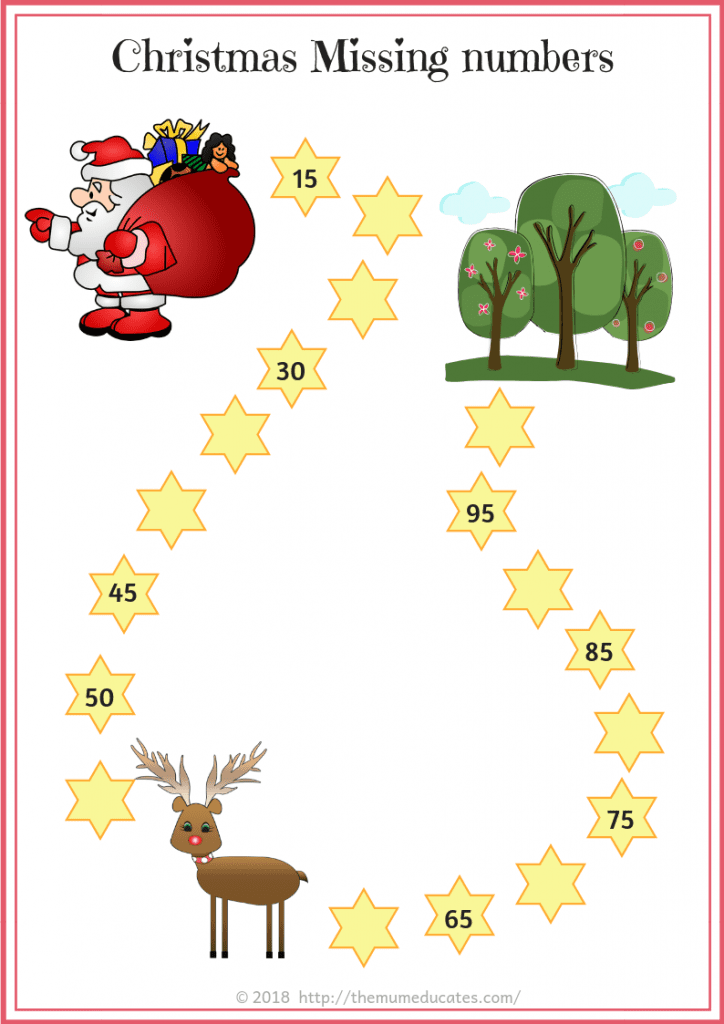 christmas homework year 2