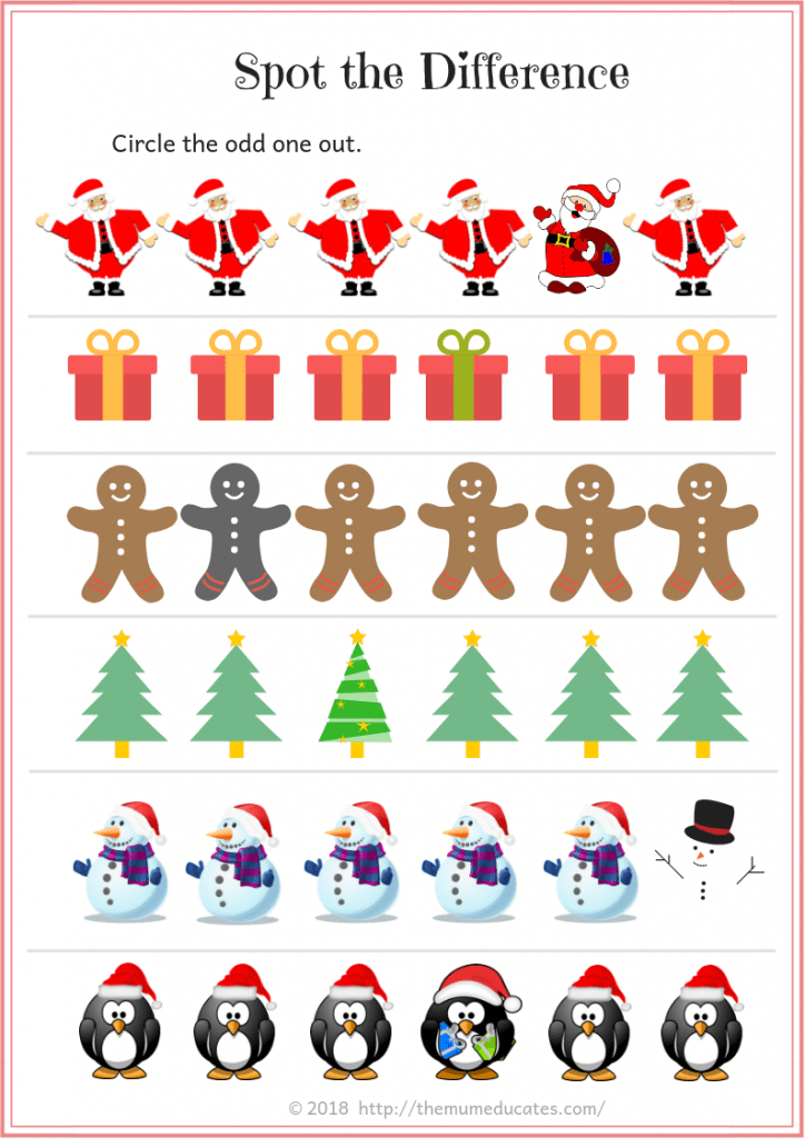Year 1 Christmas themed Maths Worksheets - The Mum Educates