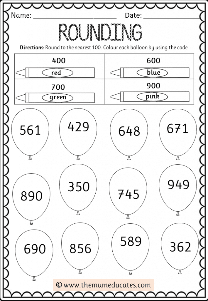 Rounding Practice Worksheets