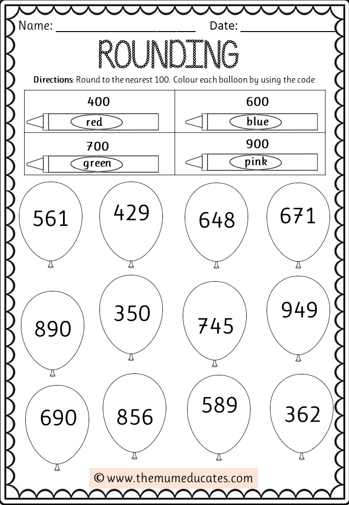 Rounding Numbers Free Worksheets Rules And Posters The Mum Educates