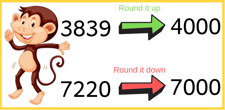 rounding numbers clip art