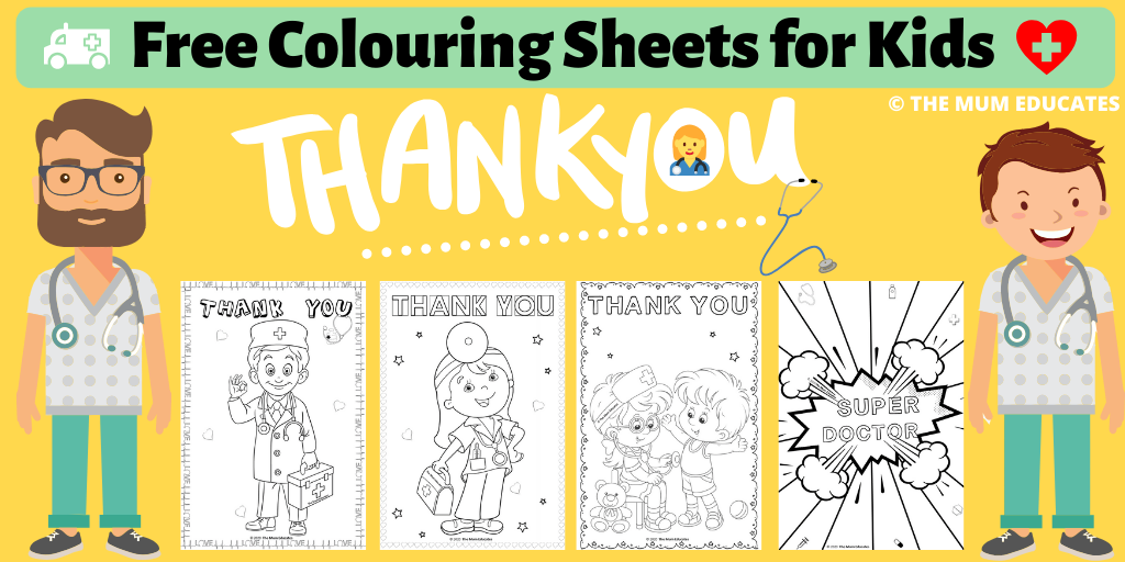 Free Colouring Sheets for kids - Doctors, Nurses, NHS ...