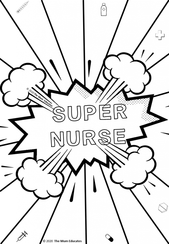 Free Colouring Sheets For Kids Doctors Nurses Nhs The Mum Educates