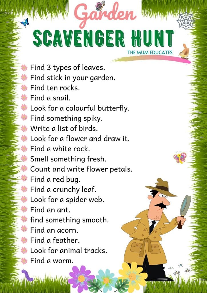 Scavenger Hunt for kids