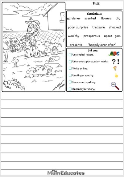 picture prompts for creative writing grade 2