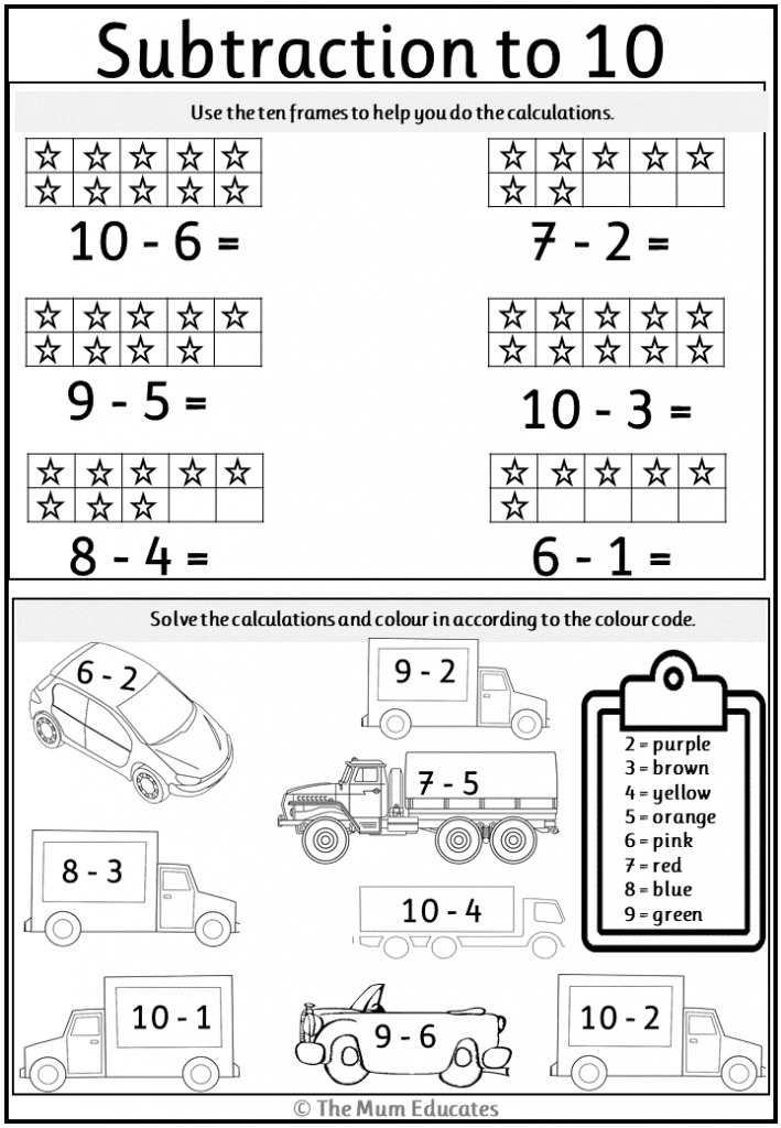 free subtraction worksheets year 1 year 2 the mum educates