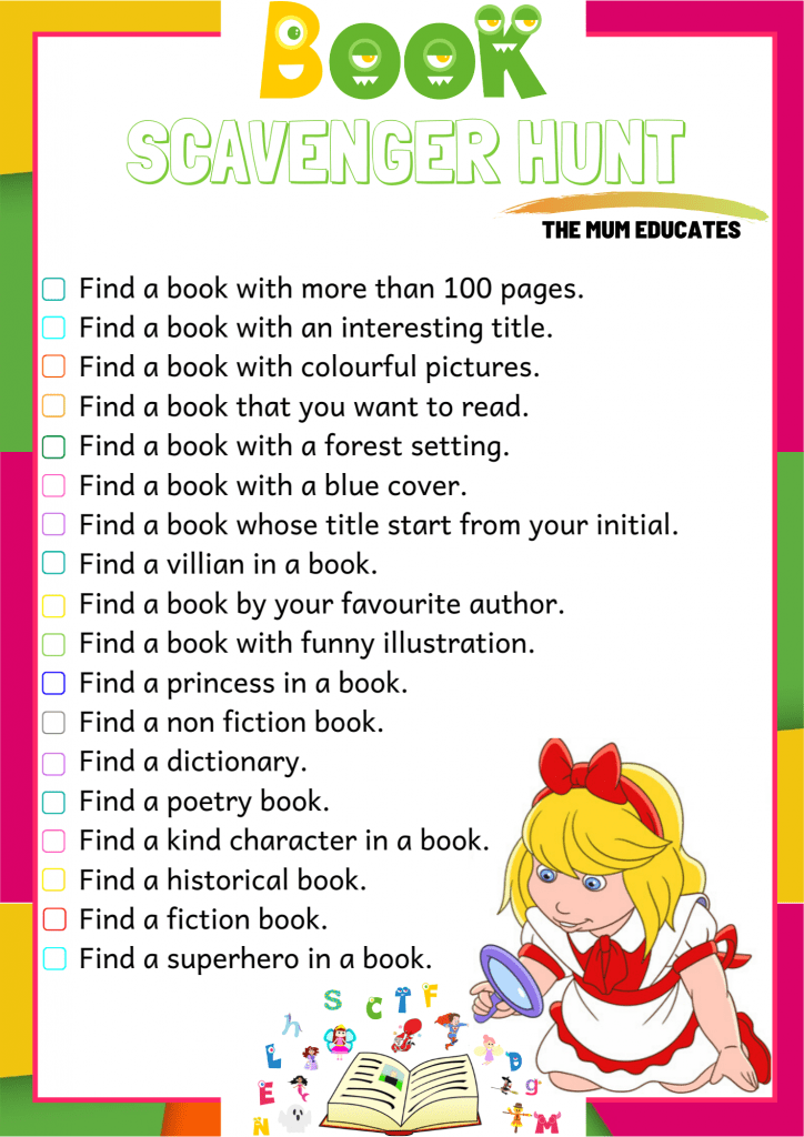 Book Scavenger Hunt