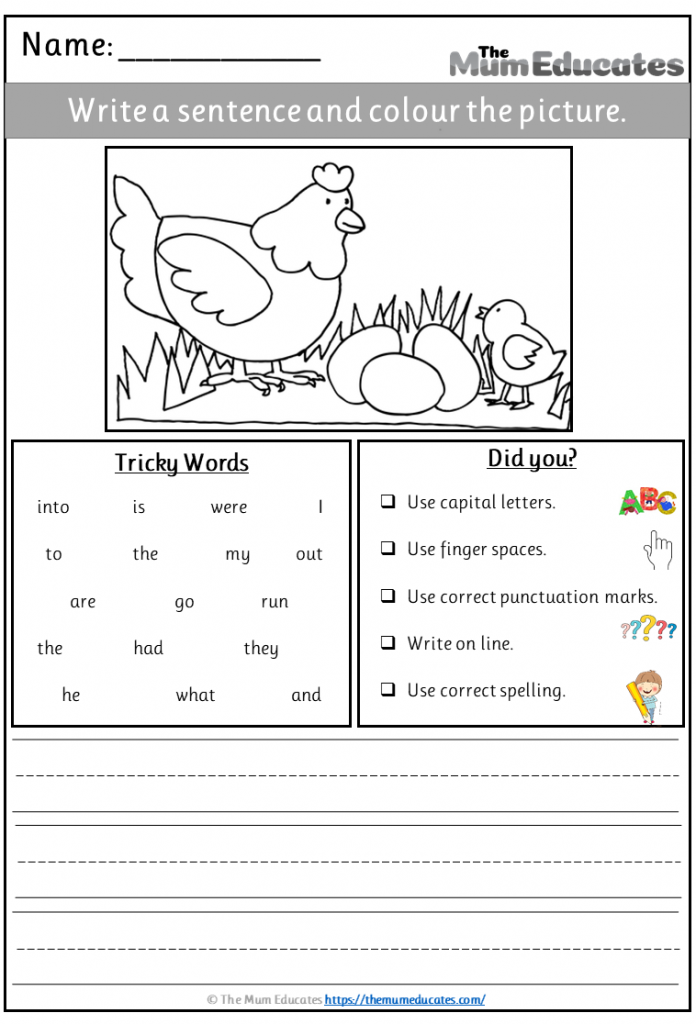 kindergarten-writing-sentences-worksheets-superstar-worksheets-read