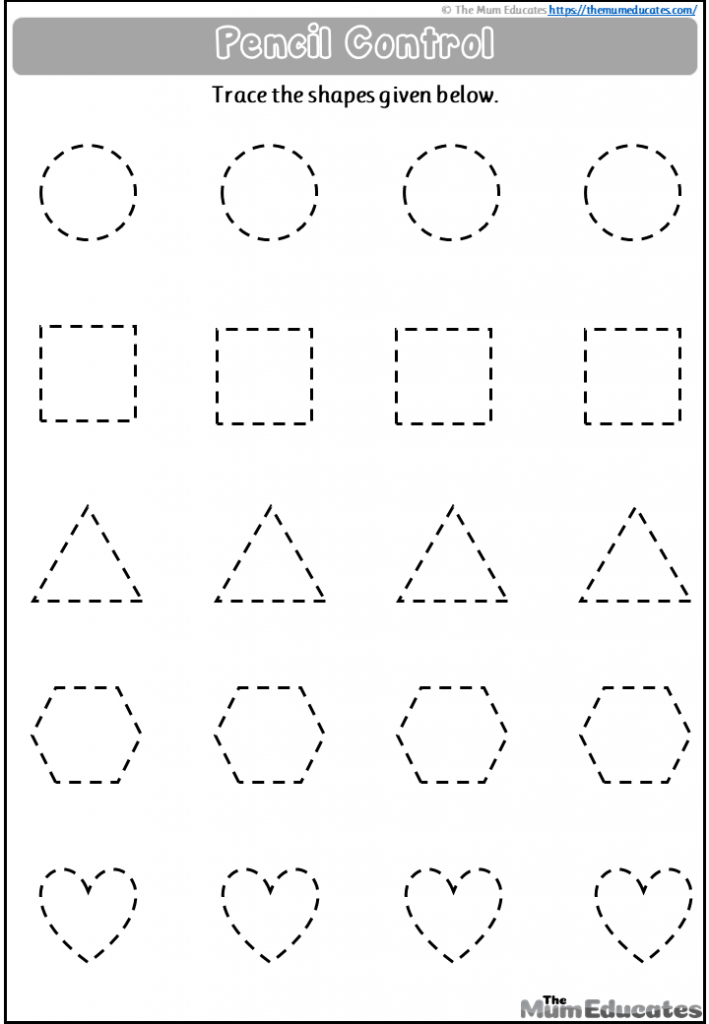 nursery pencil control worksheets free printable the