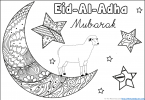 Eid Al Adha - Free Eid Mindfulness Colouring Sheets - The Mum Educates
