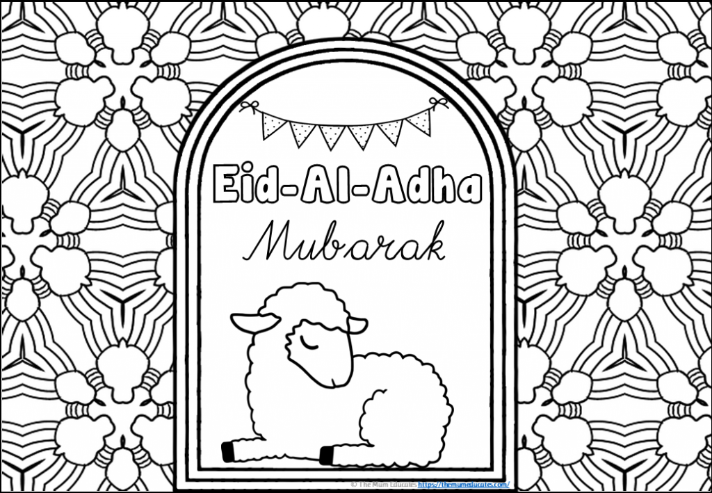 Eid Mindfulness Colouring Sheets