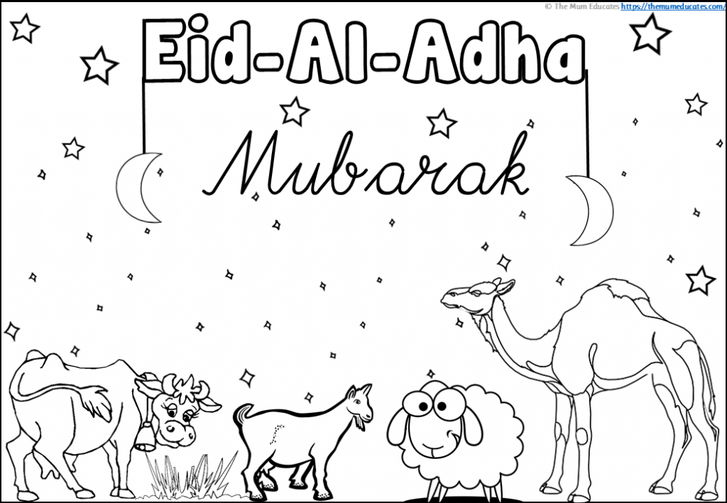 Eid Al Adha Colouring