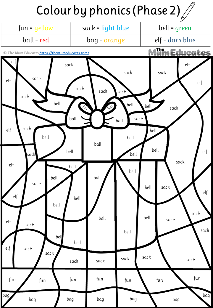 Phonics Coloring Pages