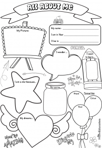 All About Me Worksheet | Free Printable - The Mum Educates