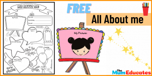 All About Me Worksheet | Free Printable - The Mum Educates