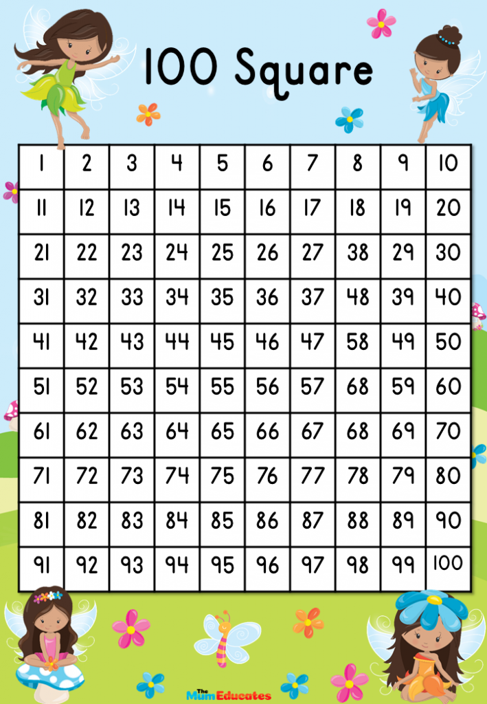 Free 100 Square Printable Teaching Resources The Mum Educates