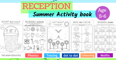 EYFS Summer Activity booklet