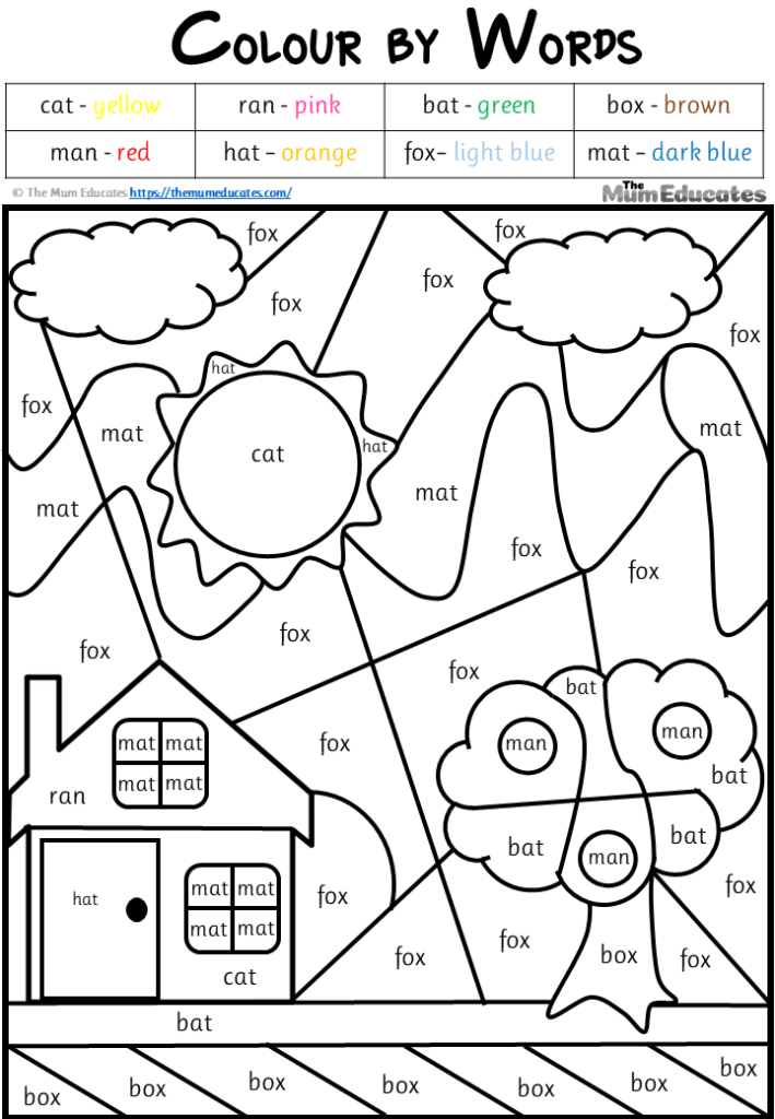Free Summer Colour by Code Worksheets - The Mum Educates