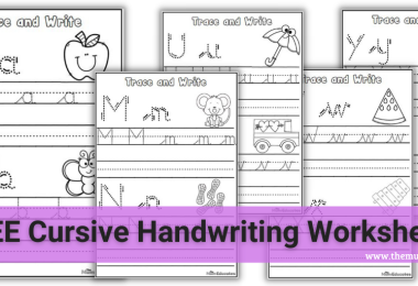 Alphabet Letters in Cursive Worksheets