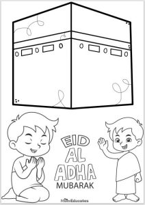 Hajj Colouring Pages