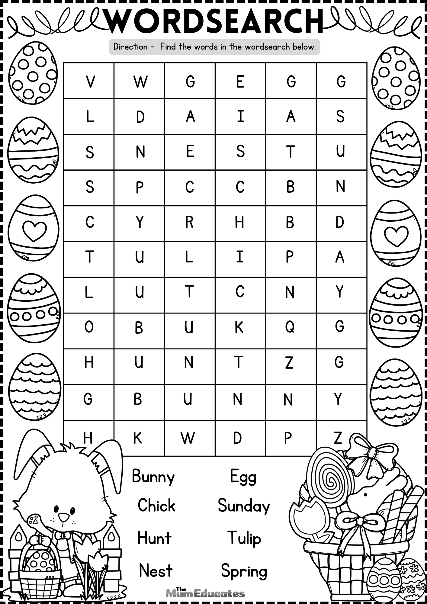 KS1 Easter Activity Pack for Kids - FREE - The Mum Educates