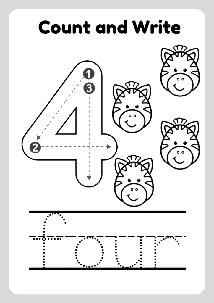 Numbers Counting In Words Free Worksheets The Mum Educates