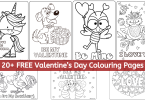 Valentine's Day Colouring pages | Valentines day coloring pages