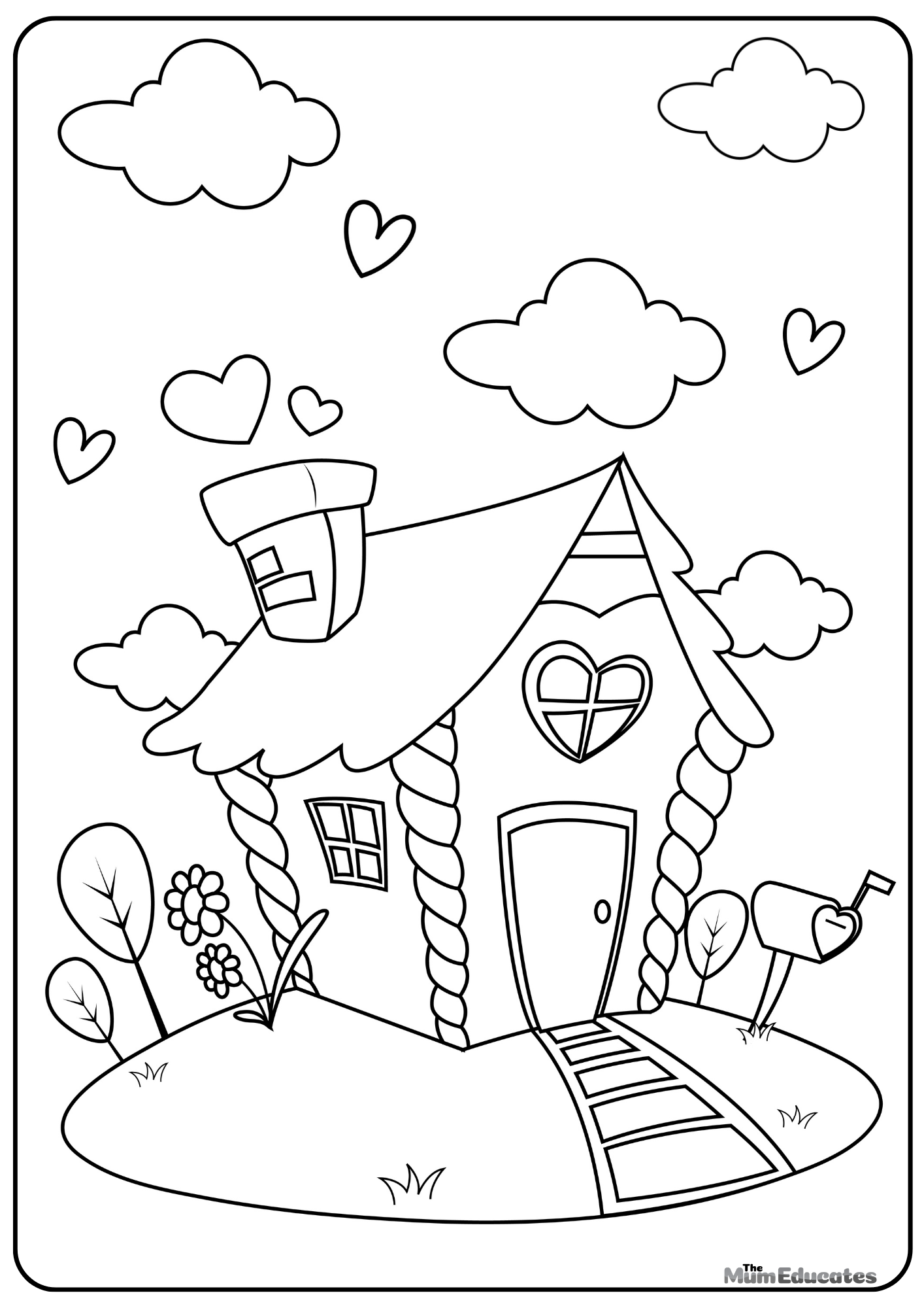 Valentine S Day Colouring Pages Free The Mum Educates