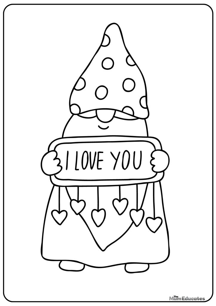 valentines day coloring pages | Valentine's Day Colouring pages